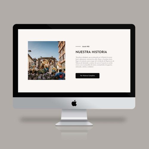 carrozas de san mateo diseño web