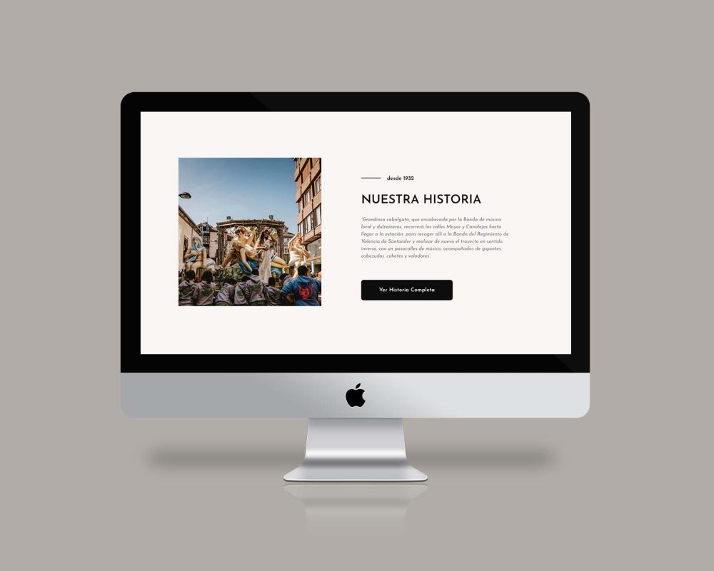 carrozas de san mateo diseño web