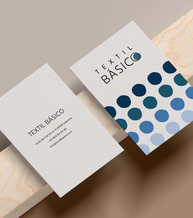 textil basico diseño de marca